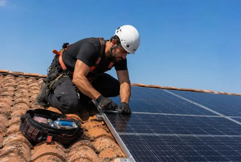 Maintenance et monitoring de panneaux solaires à la Force